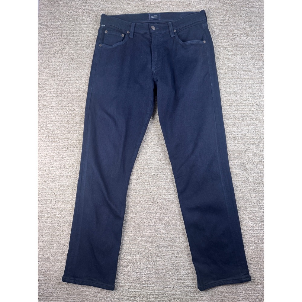 Citizens of Humanity The Gage Slim Straight Jeans Navy Blue Mens 30 Made in USA